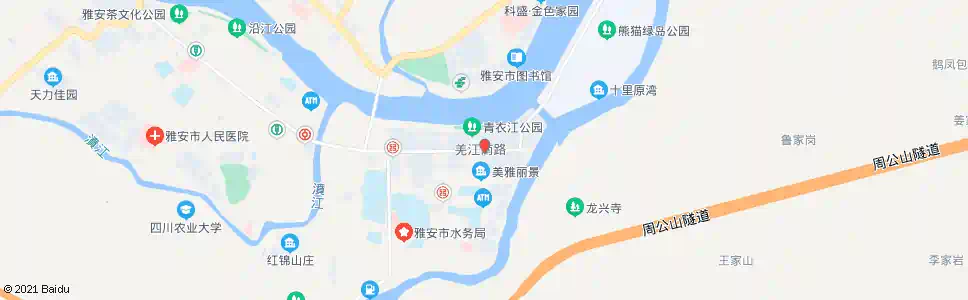 雅安绿洲路口_公交站地图_雅安公交_妙搜公交查询2025