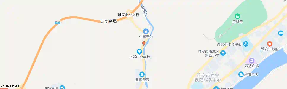 雅安化工厂厂区_公交站地图_雅安公交_妙搜公交查询2025