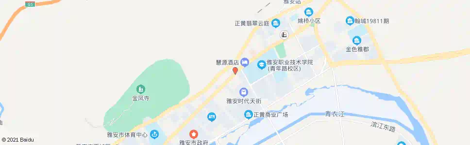 雅安青年路口_公交站地图_雅安公交_妙搜公交查询2025