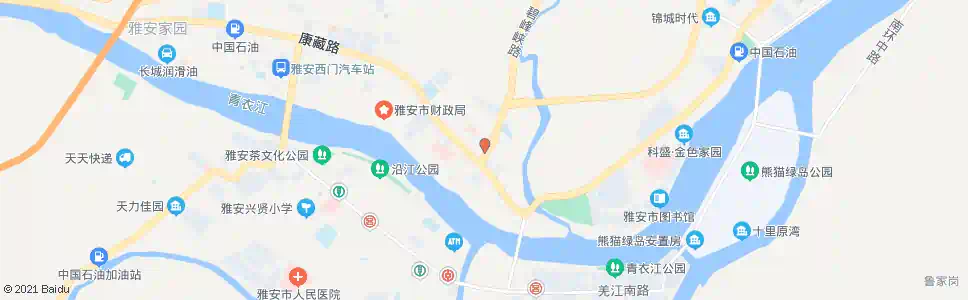 雅安商务局_公交站地图_雅安公交_妙搜公交查询2025