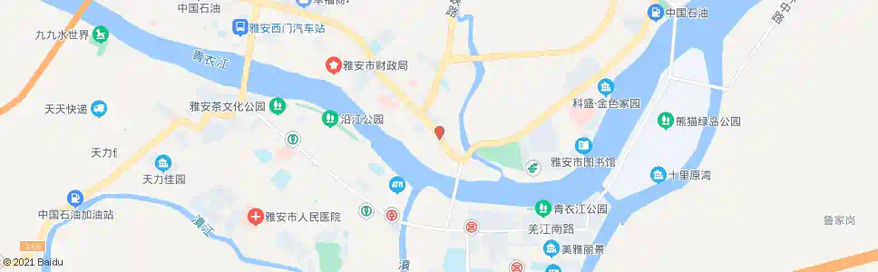 雅安雅通市场_公交站地图_雅安公交_妙搜公交查询2025
