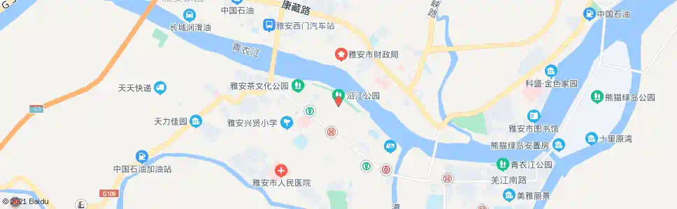雅安小北街口_公交站地图_雅安公交_妙搜公交查询2025