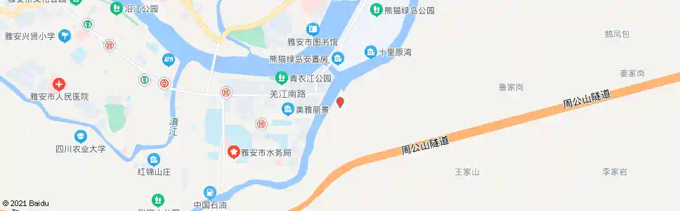 雅安三九药业_公交站地图_雅安公交_妙搜公交查询2025