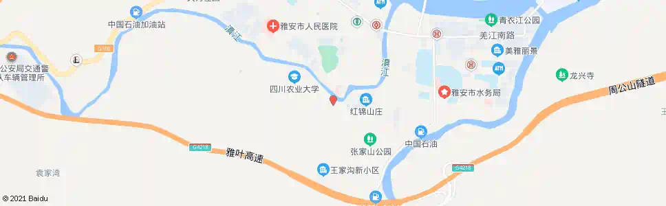 雅安王家沟路口_公交站地图_雅安公交_妙搜公交查询2025