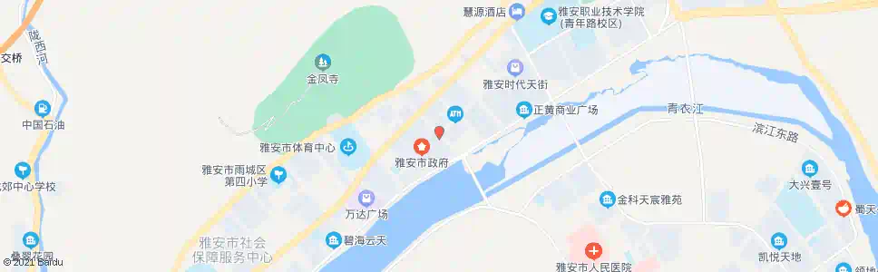 雅安雅安东站_公交站地图_雅安公交_妙搜公交查询2025