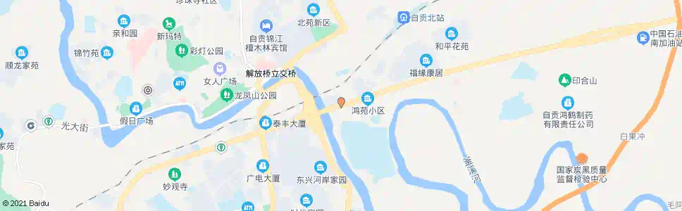 自贡蜀光中学_公交站地图_自贡公交_妙搜公交查询2025