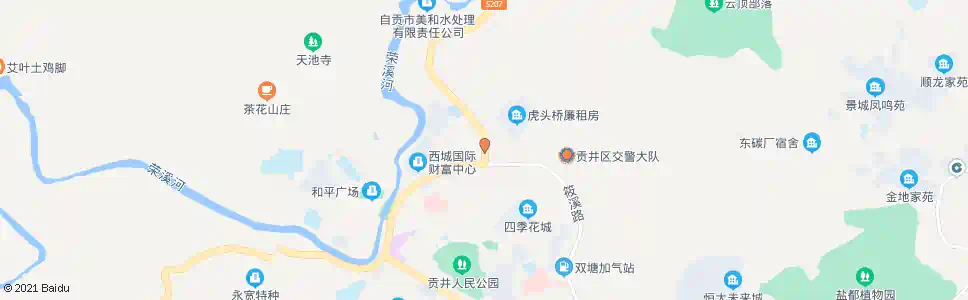 自贡马槽塘_公交站地图_自贡公交_妙搜公交查询2025