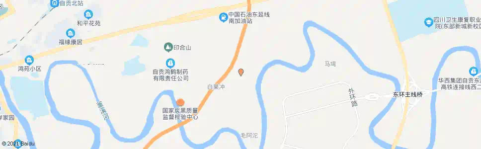 自贡代家坝招呼站_公交站地图_自贡公交_妙搜公交查询2025