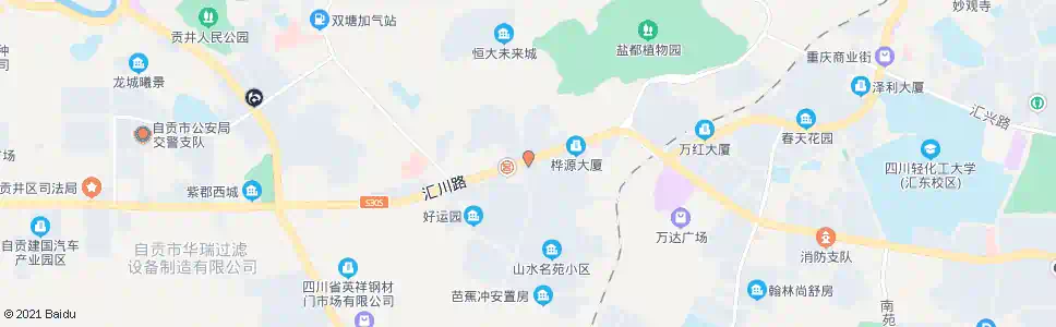 自贡马吃水(八益家居广场)_公交站地图_自贡公交_妙搜公交查询2025