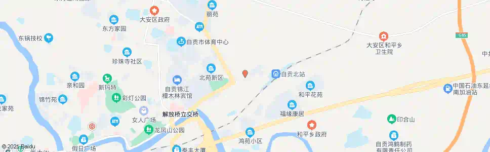 自贡关外码头_公交站地图_自贡公交_妙搜公交查询2025