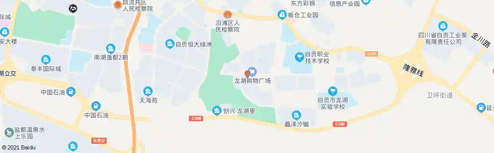 自贡创兴城_公交站地图_自贡公交_妙搜公交查询2025