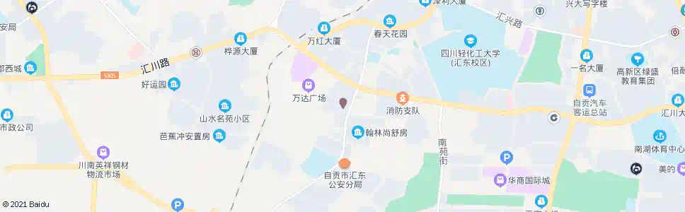 自贡翰林尚都招呼站_公交站地图_自贡公交_妙搜公交查询2025