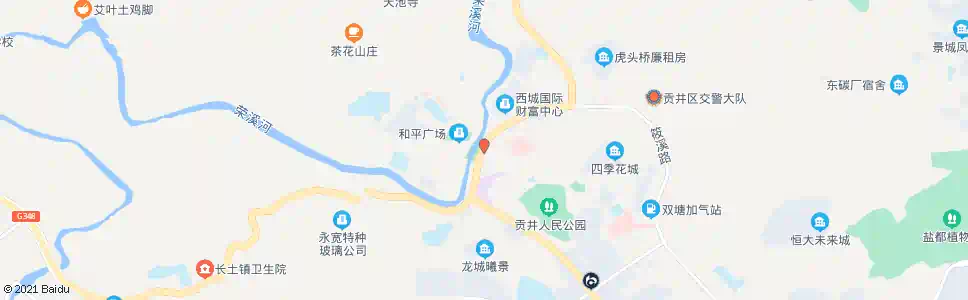自贡鹅儿沟_公交站地图_自贡公交_妙搜公交查询2025