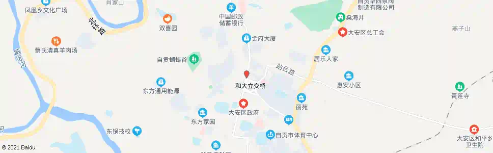 自贡天然居_公交站地图_自贡公交_妙搜公交查询2025