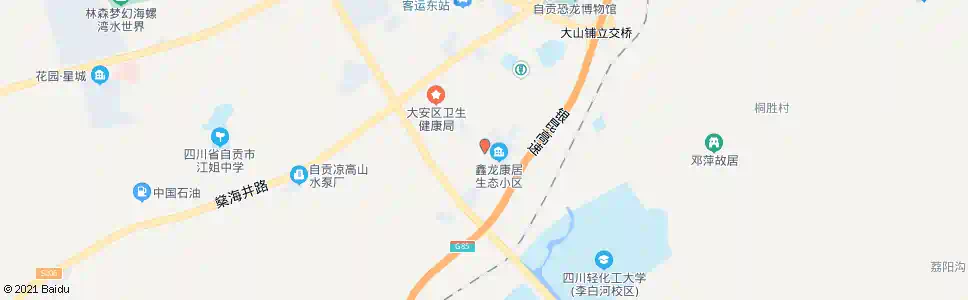 自贡大山铺公交站_公交站地图_自贡公交_妙搜公交查询2025