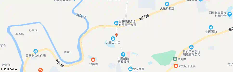 自贡一桥_公交站地图_自贡公交_妙搜公交查询2025