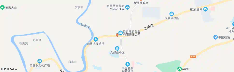 自贡一桥招呼站_公交站地图_自贡公交_妙搜公交查询2025