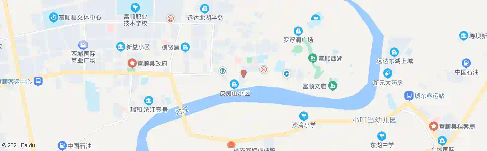 自贡富顺商业广场_公交站地图_自贡公交_妙搜公交查询2025