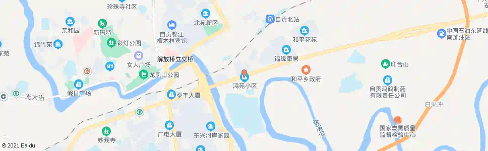 自贡三八路_公交站地图_自贡公交_妙搜公交查询2025