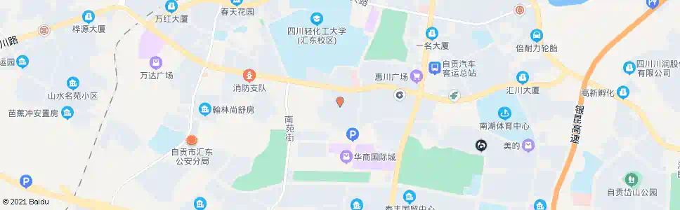 自贡雄飞凯悦星城_公交站地图_自贡公交_妙搜公交查询2025