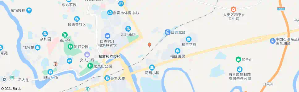 自贡罗湾招呼站_公交站地图_自贡公交_妙搜公交查询2025