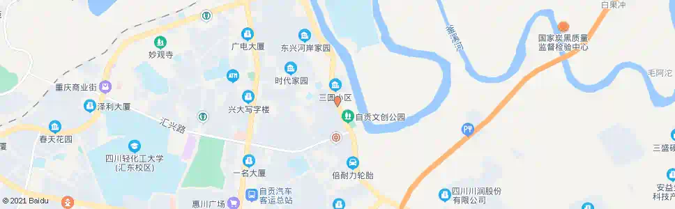 自贡川西南矿区_公交站地图_自贡公交_妙搜公交查询2025