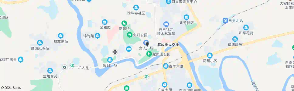 自贡竹棚子_公交站地图_自贡公交_妙搜公交查询2025