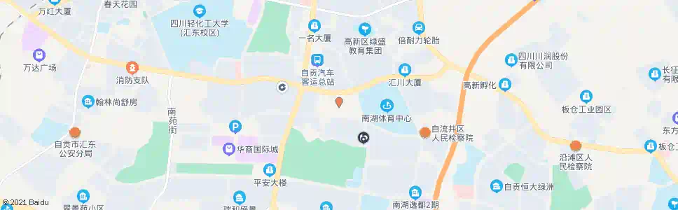 自贡南湖国际社区_公交站地图_自贡公交_妙搜公交查询2025