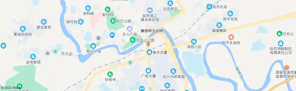 自贡簸米湾_公交站地图_自贡公交_妙搜公交查询2025