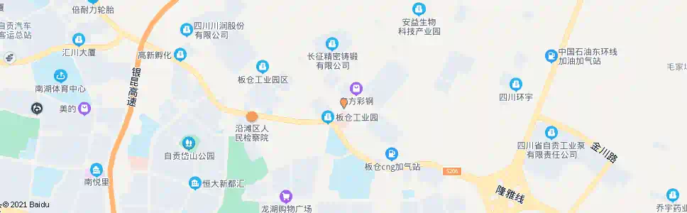 自贡糍粑坳_公交站地图_自贡公交_妙搜公交查询2025