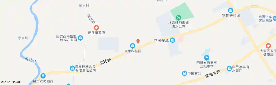 自贡威鹏线缆公司_公交站地图_自贡公交_妙搜公交查询2025