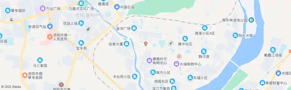 资阳上西街西口_公交站地图_资阳公交_妙搜公交查询2025