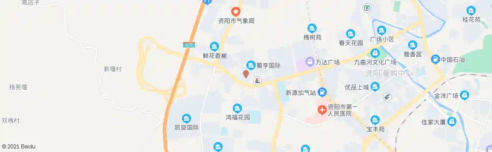资阳蜀享大酒店_公交站地图_资阳公交_妙搜公交查询2025