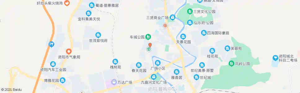 资阳车苑小区_公交站地图_资阳公交_妙搜公交查询2025