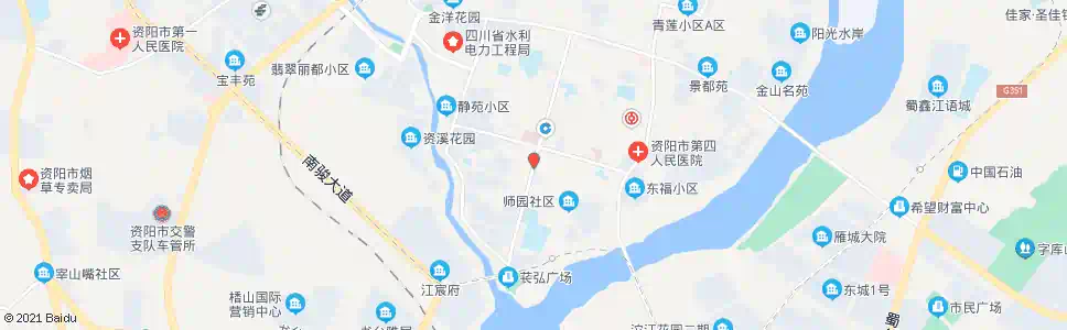 资阳南门口_公交站地图_资阳公交_妙搜公交查询2025