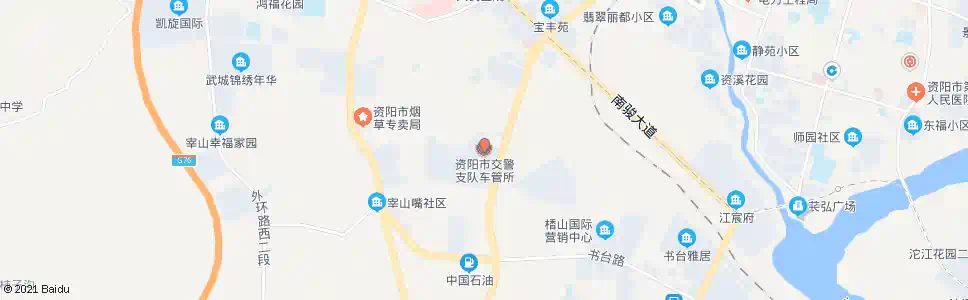 资阳交警支队_公交站地图_资阳公交_妙搜公交查询2025