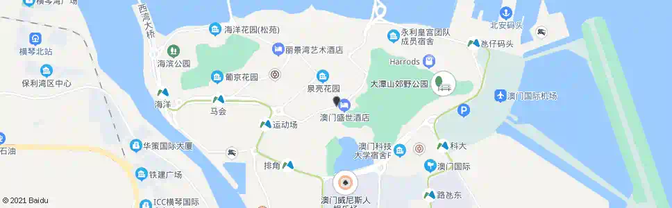 澳門雍景灣_巴士站地圖_澳門巴士_妙搜巴士搜尋2025