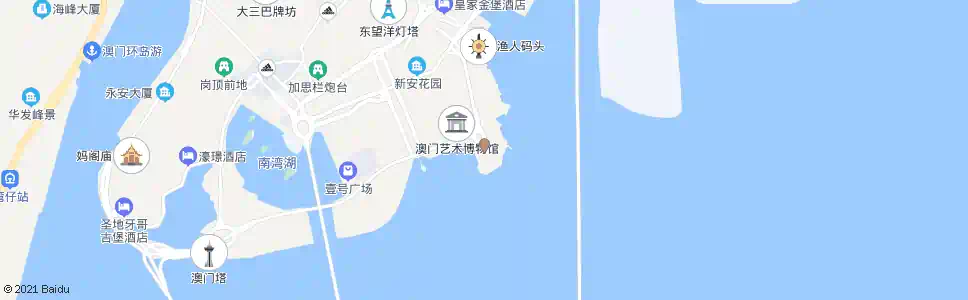 澳門澳門科學館_巴士站地圖_澳門巴士_妙搜巴士搜尋2025