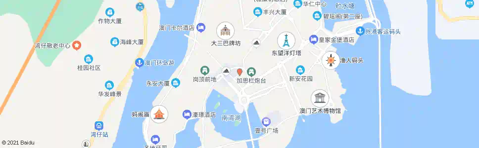 澳門約翰四世大馬路_巴士站地圖_澳門巴士_妙搜巴士搜尋2025