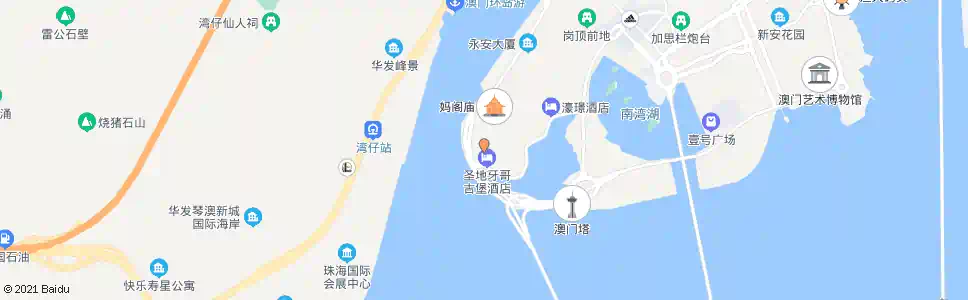 澳門媽閣上街_巴士站地圖_澳門巴士_妙搜巴士搜尋2025