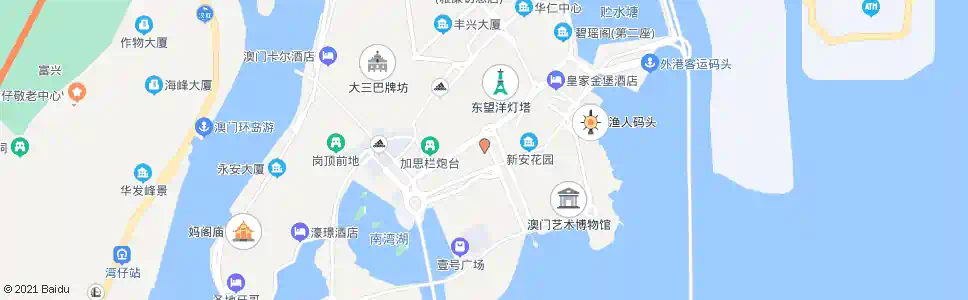 澳門北京街_巴士站地圖_澳門巴士_妙搜巴士搜尋2025