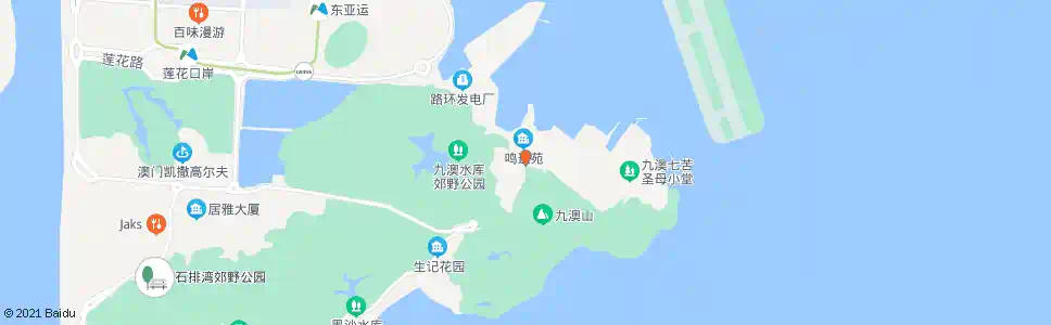 澳門九澳聖若瑟學校_巴士站地圖_澳門巴士_妙搜巴士搜尋2025