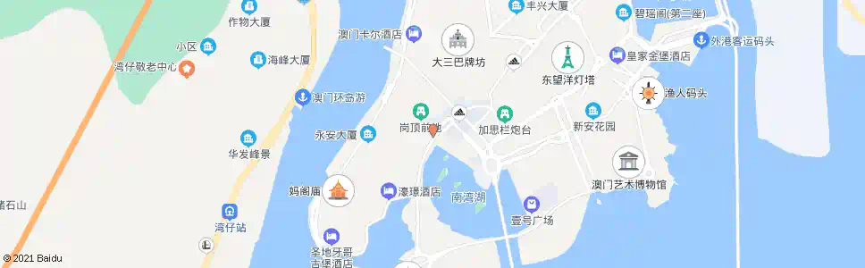 澳門巴掌圍_巴士站地圖_澳門巴士_妙搜巴士搜尋2025