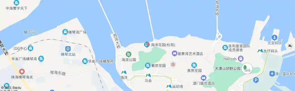 澳門海洋花園_巴士站地圖_澳門巴士_妙搜巴士搜尋2025