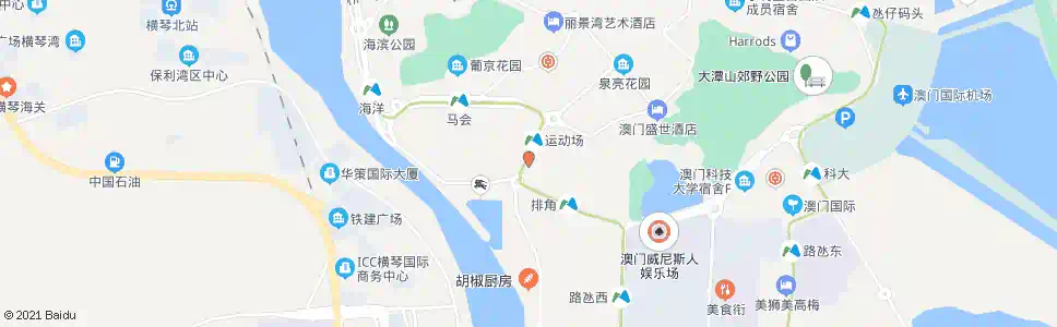 澳門奧林匹克游泳館_巴士站地圖_澳門巴士_妙搜巴士搜尋2025