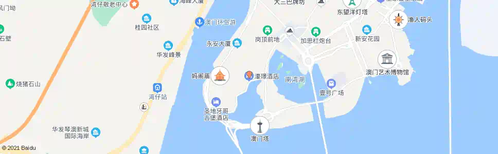 澳門濠璟酒店_巴士站地圖_澳門巴士_妙搜巴士搜尋2025