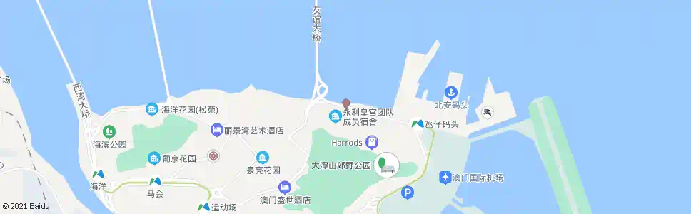 澳門北安大馬路_巴士站地圖_澳門巴士_妙搜巴士搜尋2025