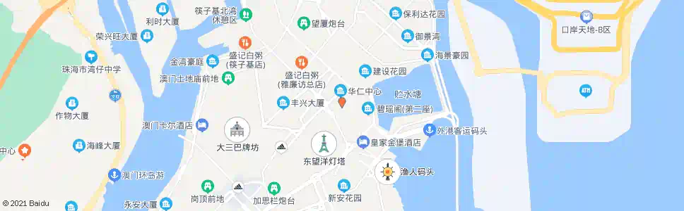 澳門二龍喉花園_巴士站地圖_澳門巴士_妙搜巴士搜尋2025