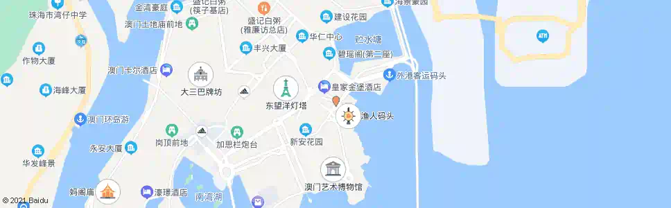 澳門友誼馬路(北行)_巴士站地圖_澳門巴士_妙搜巴士搜尋2025