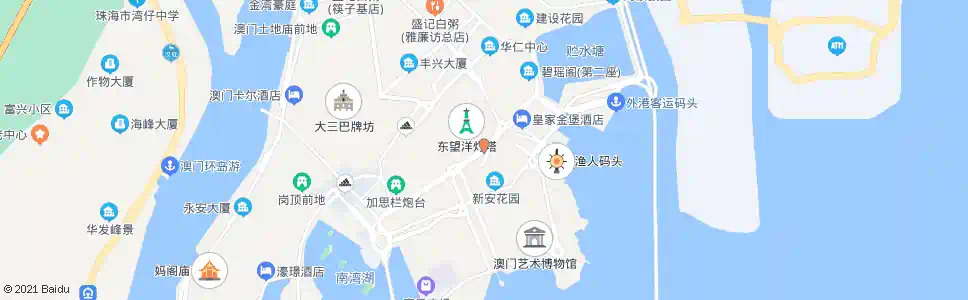 澳門羅理基(馬六甲街)_巴士站地圖_澳門巴士_妙搜巴士搜尋2025